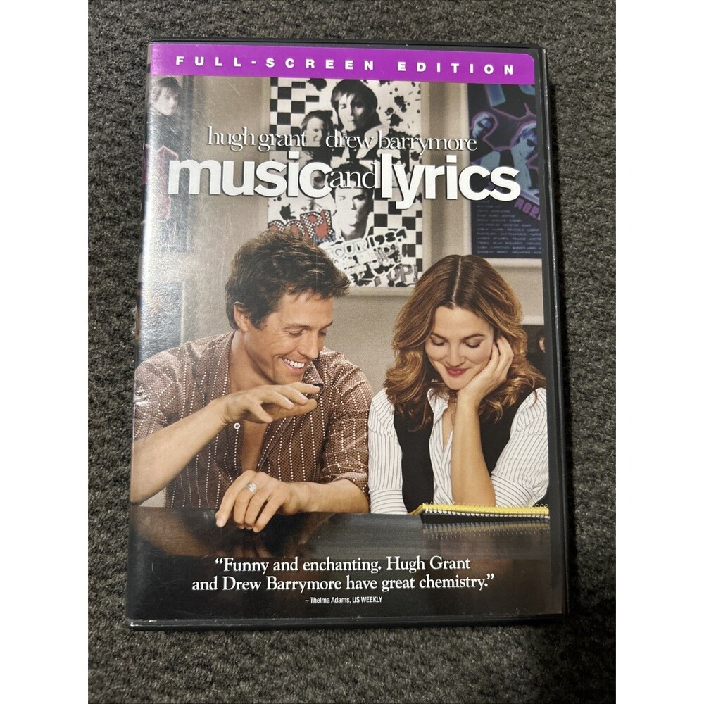 Music and Lyrics (DVD, 2007) New & Sealed~ Drew Barrymore ~ Hugh Grant ~romcom